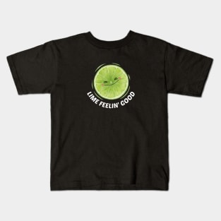 Lime Feelin' Good - Cute Lime Pun Kids T-Shirt